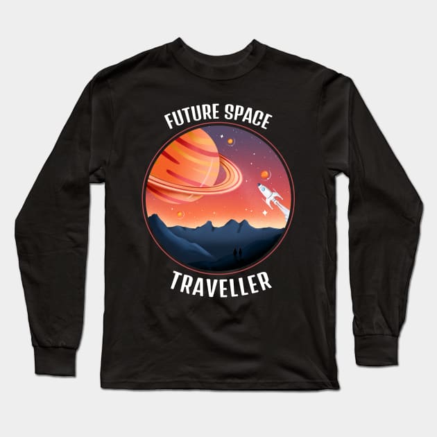 Future Space Traveller Long Sleeve T-Shirt by Chemis-Tees